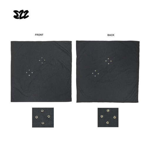 (Pre-order)Ezz Bandana(Dark Gray-Cross)