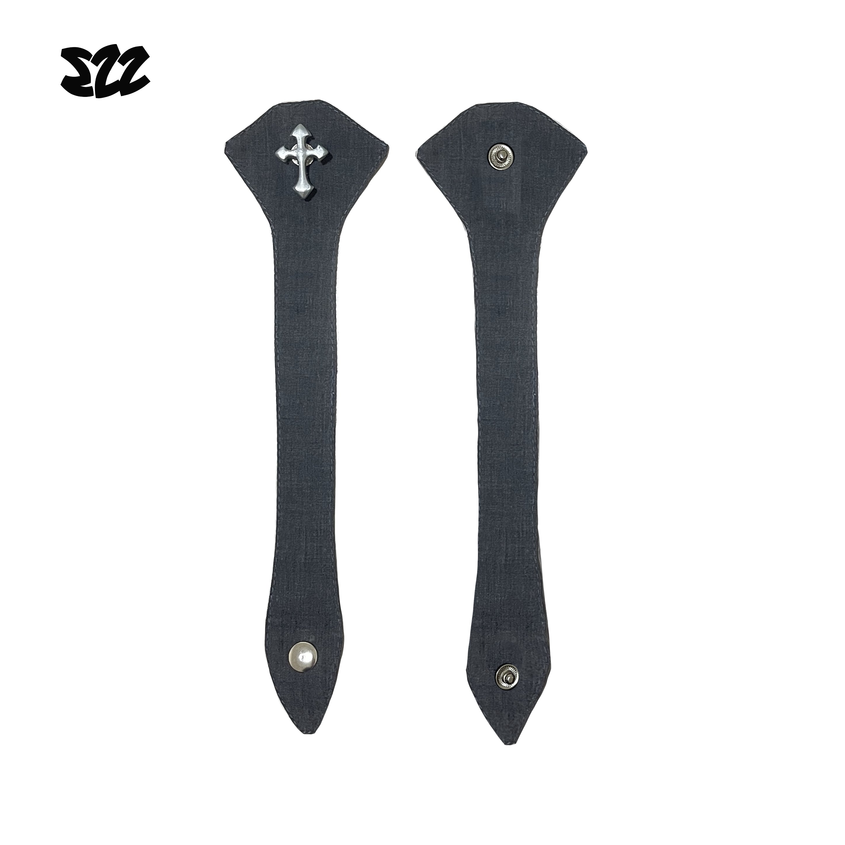 (Pre-order)Ezz Bandana(Dark Gray-Cross)